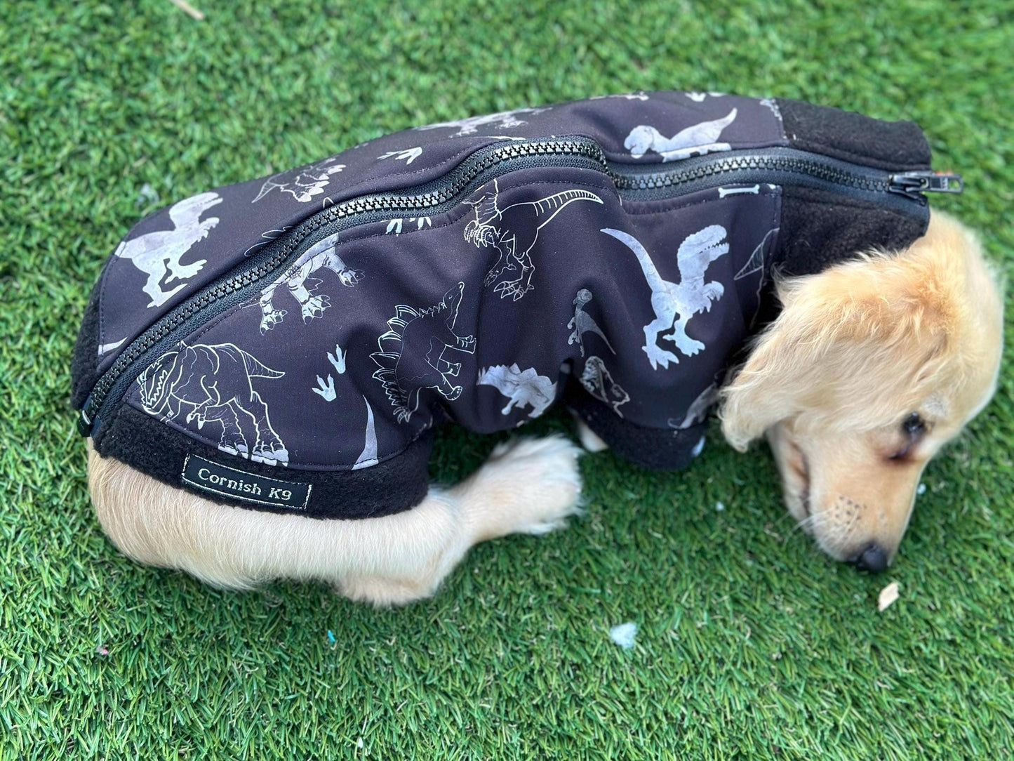 Dachshund  zipped Softshell waterproof  fleece ,dachshund zipped  jumper ,dachshund jacket,water and mud repellent fleece , dachshund fleece