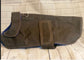 Waxed Cotton Dachshund Dog Coat: Waterproof Fleece Lined Winter Wear