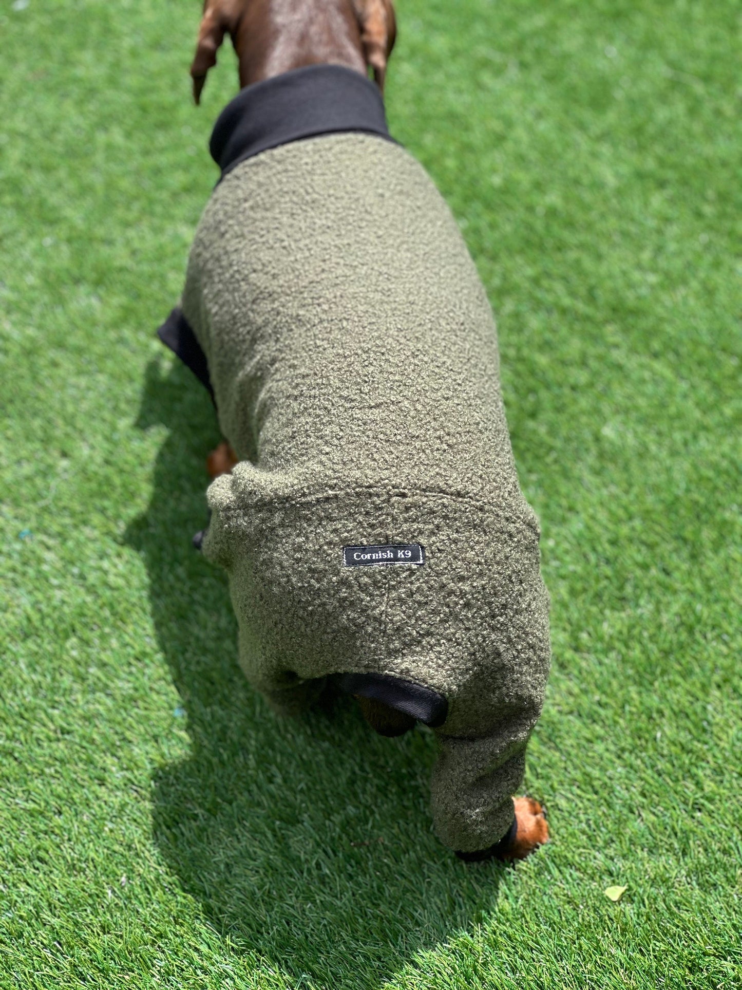 Dachshund Boucle  fleece,dachshund jumper ,dachshund oneise ,dachshund  fleece, small dog  fleece