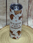 Dachshund 20oz Skinny Tumbler: Dog Breed Water Bottle
