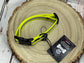 Waterproof Biothane Dog Collar & Lead Set: Black Metal Hardware