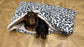 Fleece Dog Snuggle Sack: Padded Cuddle Bed