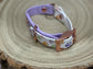 Waterproof Biothane Dog Collar & Lead Set: Rose Gold Hardware