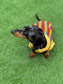 Striped Rib Jersey Dachshund Jumper: Washable Dog T-Shirt