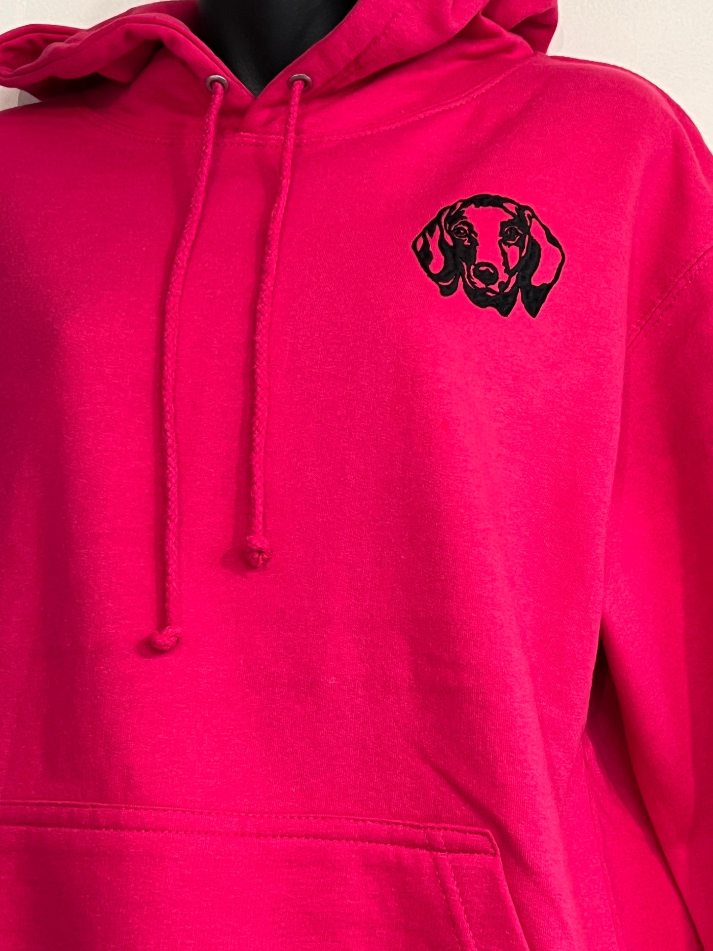 Embroidered Dachshund Hoodie: Personalized Dog Lover Gift