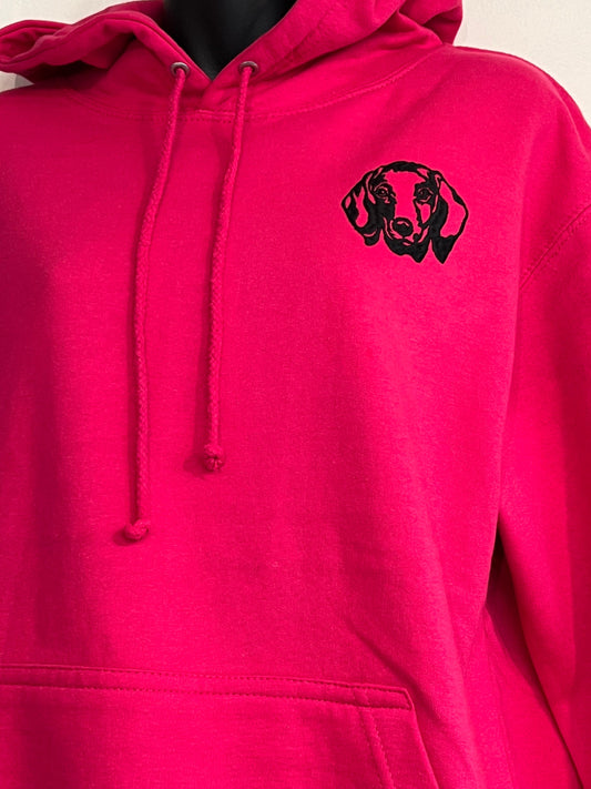 Embroidered Dachshund Hoodie: Personalized Dog Lover Gift