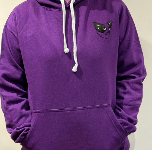 Chihuahua hoodie,personalised hoodie,dog lover ,dog walking hoodie,gift for her ,gift for him,chihuahua,unisex hoodie