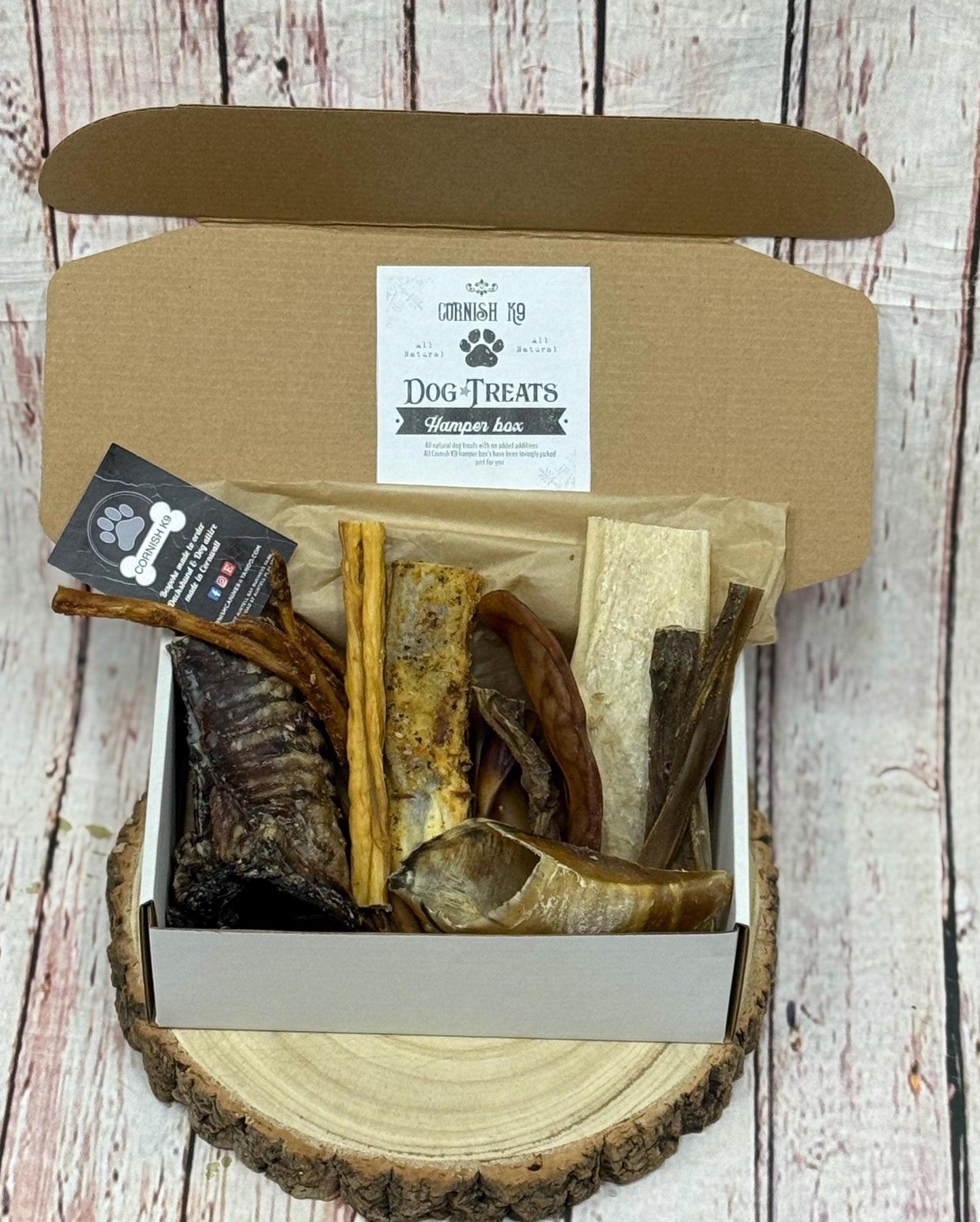 Natural Dog Treat Chew Box: Cornish K9 Selection, Grain-Free
