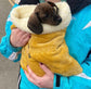 Personalized Dog Snuggle Sack: Cuddle Fleece Pet Warmer.