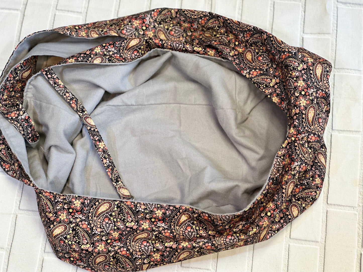 Paisley Dog Sling: Lightweight Cotton Puppy Carrier