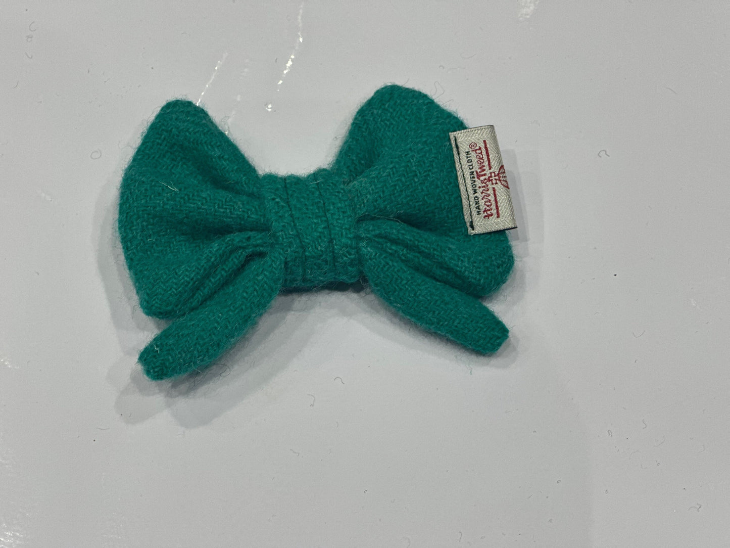 Harris Tweed Dog Sailor Bow: Handmade Pet Collar Accessory