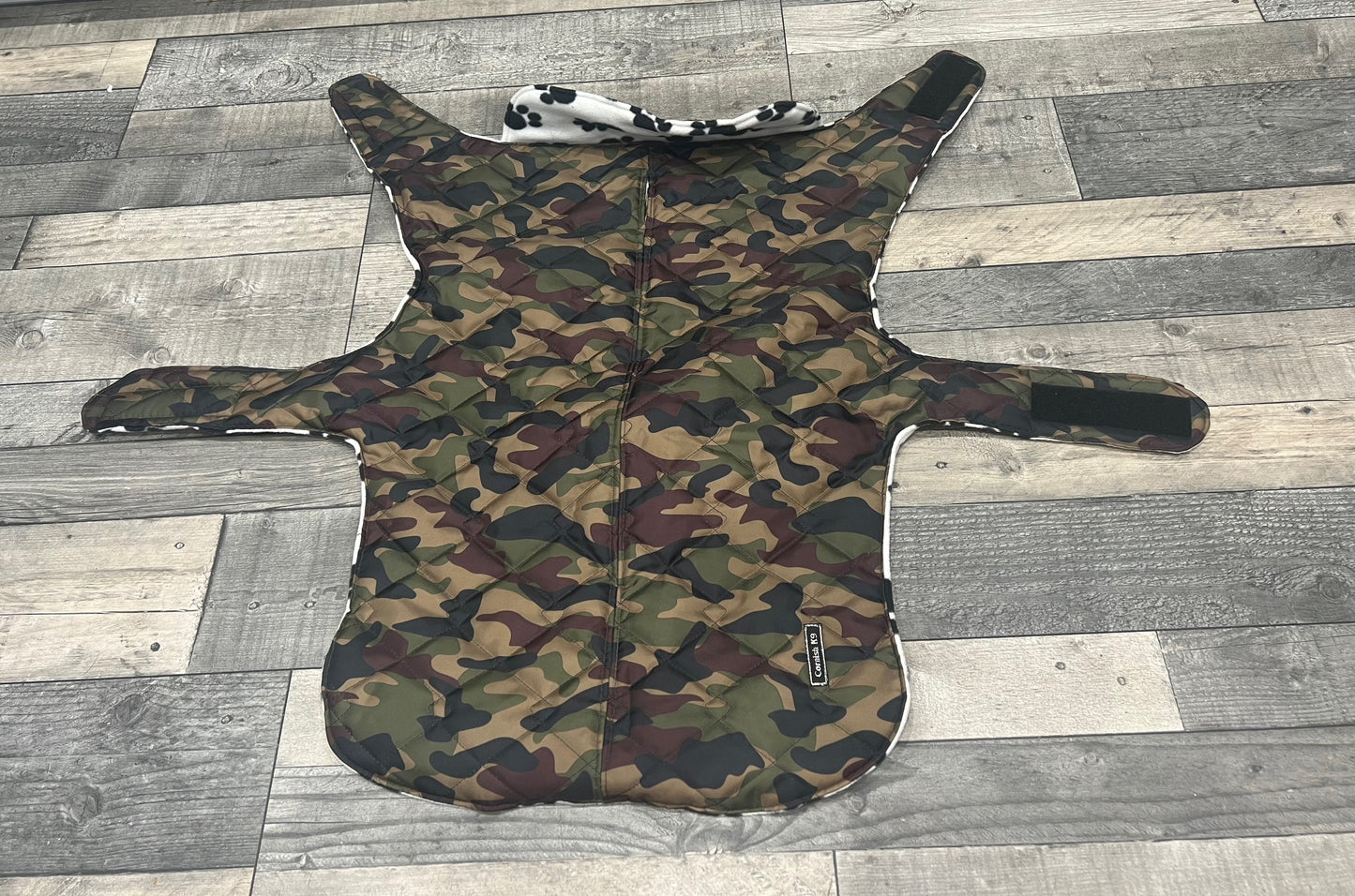 Waterproof Quilted Dog Coat: Fleece Lined Winter Jacket