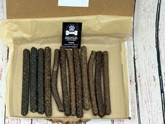 Natural Dog Treat Sausage Box: Cornish K9 Grain-Free Variety