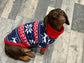 Dachshund Christmas Fleece coat ,dog jumper ,breathable dog jumper  , pet accessories, dog jacket,washable dog jumper