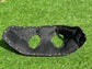Made-to-Order Dachshund Harness: Black Spacer Mesh, Paw Print Trim