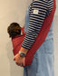 Polka Dot Dog Sling: Lightweight Cotton Puppy Carrier