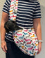 Dachshund Print Dog Sling: Lightweight Cotton Puppy Carrier
