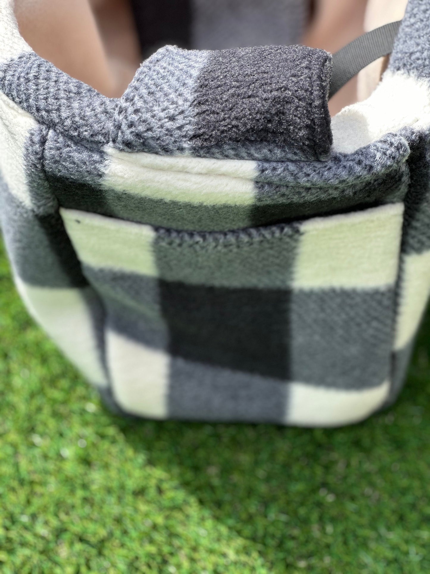 Padded Fleece Dog Sling Carrier: Dachshund Puppy Sling Bag