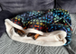 Fleece Dog Snuggle Sack: Padded Cuddle Bed