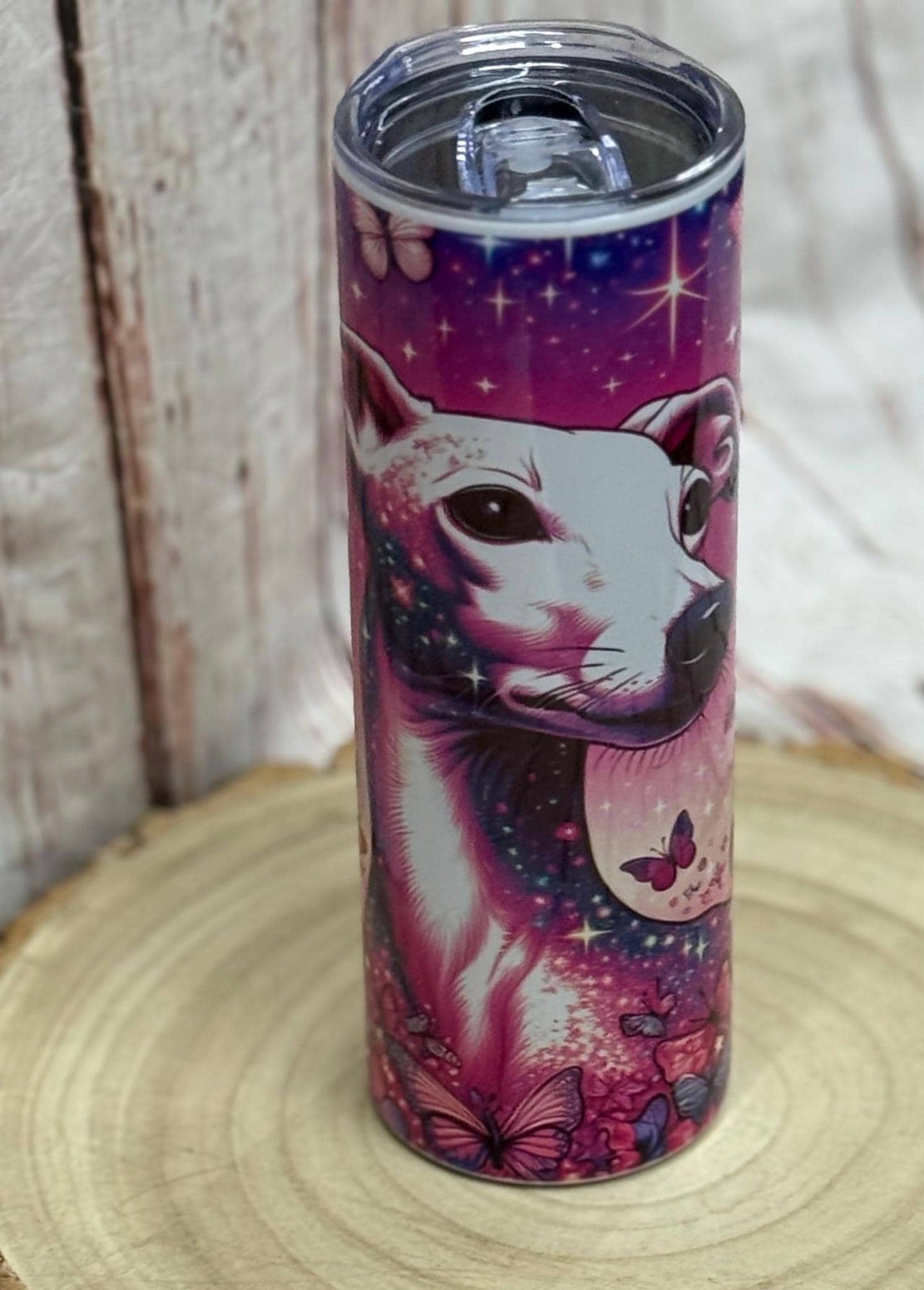 Italian greyhound 20oz Skinny Tumbler: Dog Breed Water Bottle