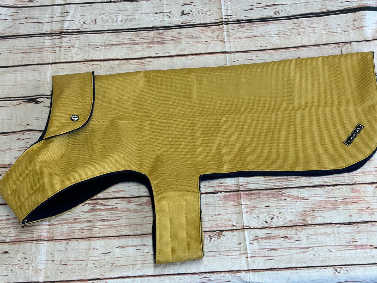 Waterproof Canvas Dog Coat: Fleece Lined Winter Pet Jacket