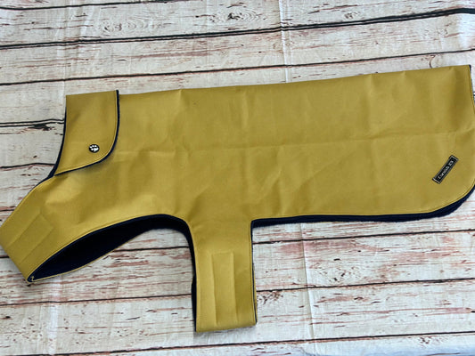 Waterproof Canvas Dog Coat: Fleece Lined Winter Pet Jacket