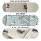 Dog Travel Roll Mat: Cotton Canvas, Waterproof Base.