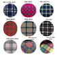 Tartan Fleece Dachshund Onesie: Water Repellent Dog Jumpsuit