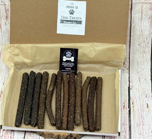 Natural Dog Treat Sausage Box: Cornish K9 Grain-Free Variety