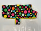 Polka Dot Dachshund Fleece Dog Coat: Double Layered, Breathable, Washable