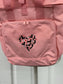 Embroidered Dachshund Roll Top Backpack: Recycled Polyester Rucksack