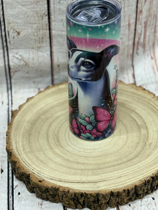 Italian greyhound 20oz Skinny Tumbler: Dog Breed Water Bottle