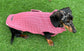 Cable Knit Dachshund Coat: Fleece Lined Dog Jacket
