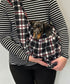 Fleece Dog Sling Carrier: Small Breeds, Dachshund, Italian Greyhound