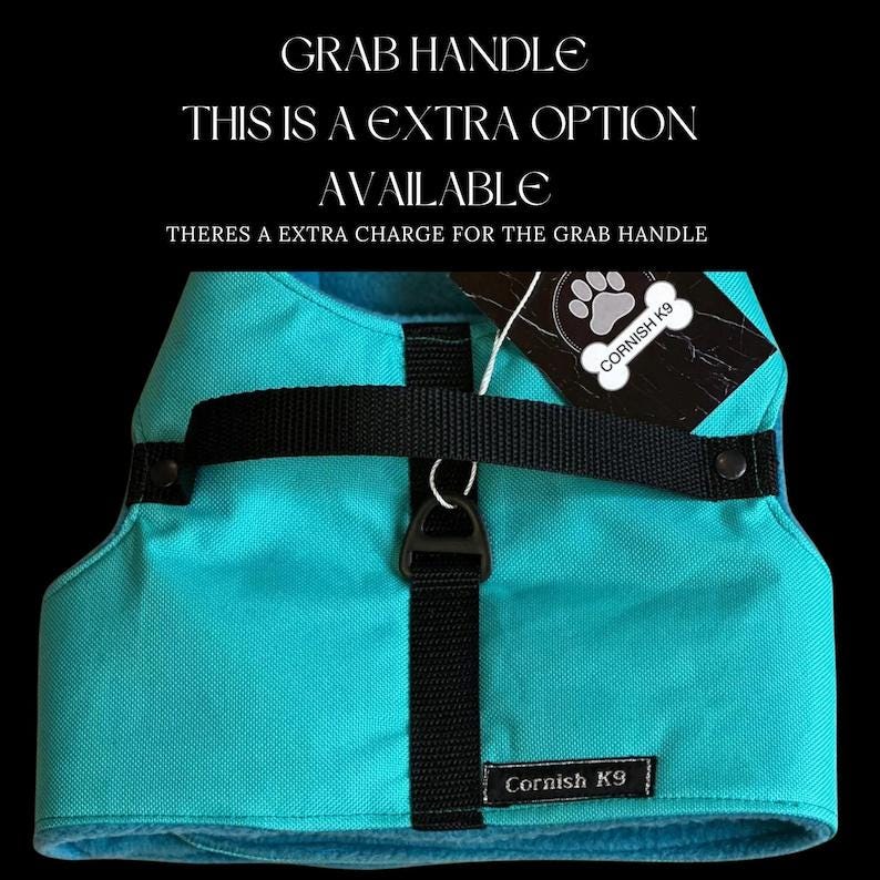 Waterproof Dog Harness: Fleece Lined, No-Rub Design, Made to Measure