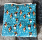 Christmas Penguin Fleece Dog Snuggle Sack: Padded Dachshund Bed