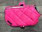 Flo Pink Quilted Dachshund Dog Coat: Waterproof Winter Jacket