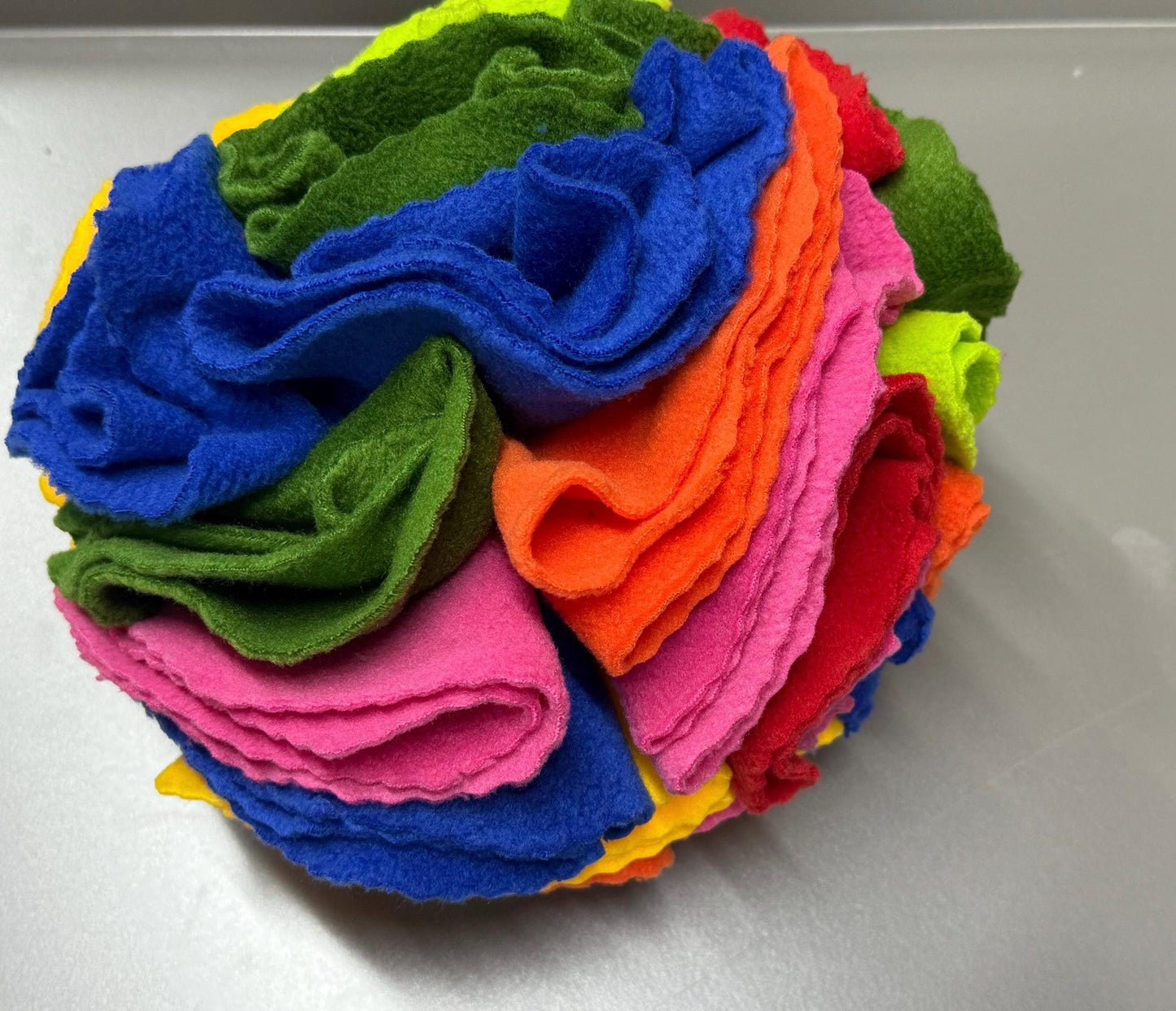 Dachshund Snuffle Ball: Fleece Enrichment Toy