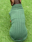 Cable Knit Dachshund Jumper: Soft Jersey Fleece, Cornish K9