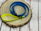 Waterproof Biothane Dog Collar & Lead Set: Black Metal Hardware