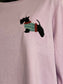 Scottie dog long sleeve t shirt ,dog lover ,embroidered Scottie dog top ,gift for her,Scottie top,dog lovers