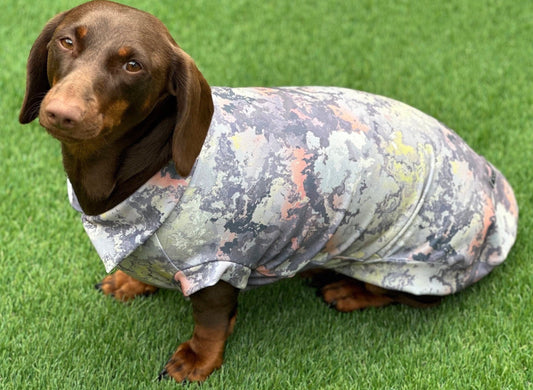 Dachshund Scuba Crepe Jumper: Washable Dog Tank Top