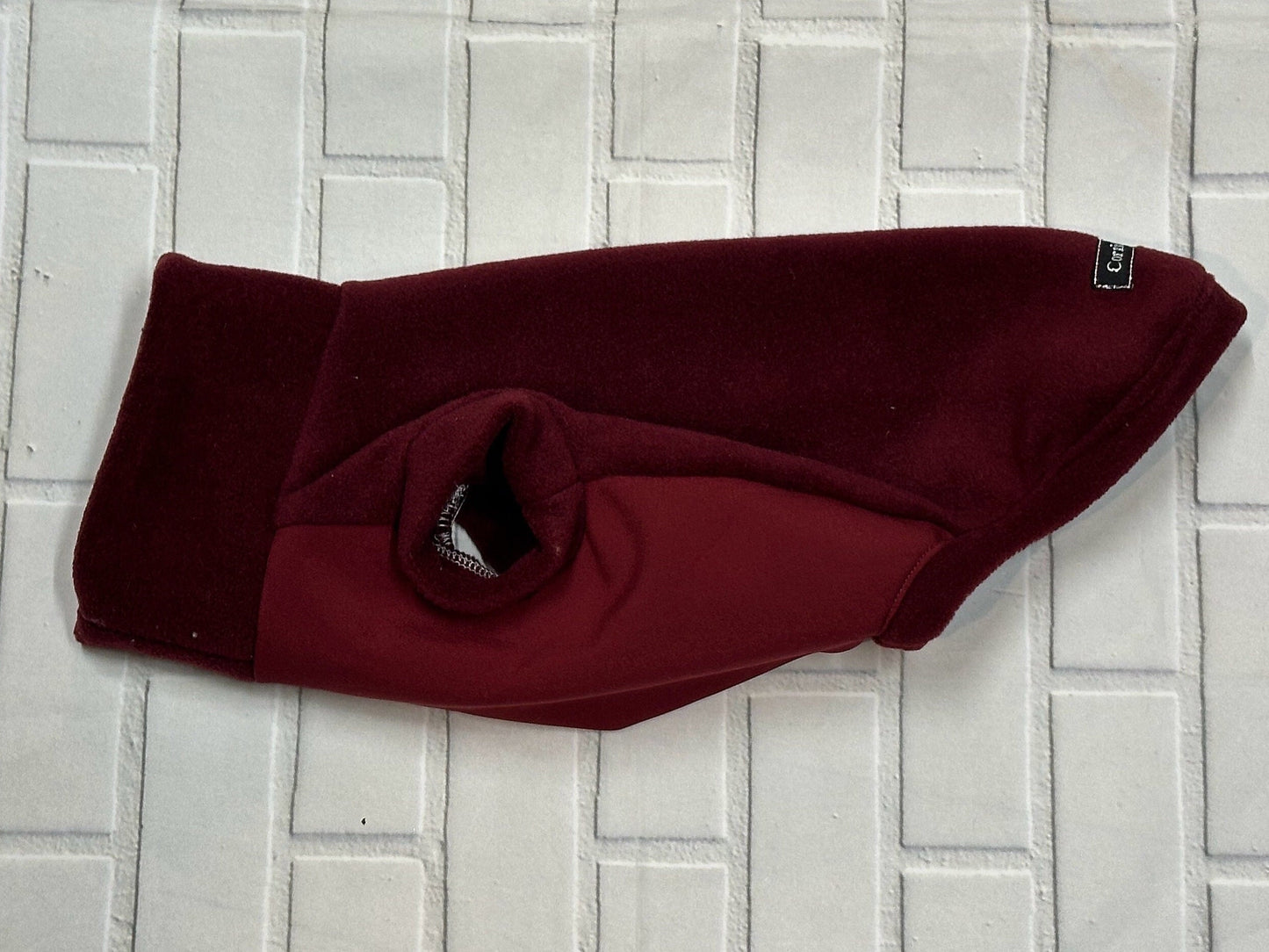 dachshund fleece with Softshell waterproof tummy ,dachshund jumper ,dachshund jacket,dachshund fleece,mud & water repellent fleece