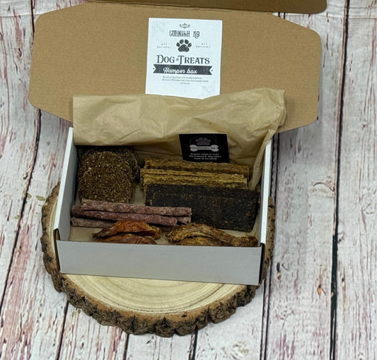 Natural Meat Feast Dog Treat Box: Cornish K9, Grain-Free, Made in UK