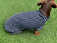 Dachshund Stripe Jersey Jumper: Washable Dog T-Shirt