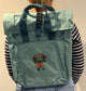 dachshund roll top backpack,dachshund rucksack,dachshund gift,dachshund bag,sausage dog ,daxie lover