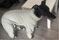 Whippet Fleece Jumpsuit: Water & Mud Repellent Dog Pajamas