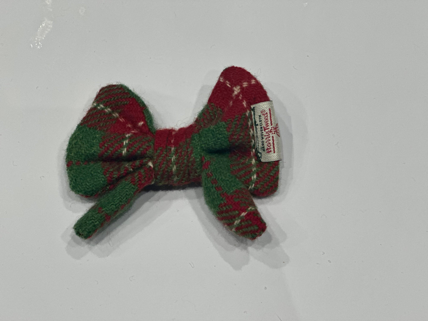 Harris Tweed Dog Sailor Bow: Handmade Pet Collar Accessory