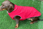 Waterproof Softshell Dachshund Coat: Fleece Lined, Windproof