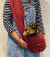 Polka Dot Dog Sling: Lightweight Cotton Puppy Carrier
